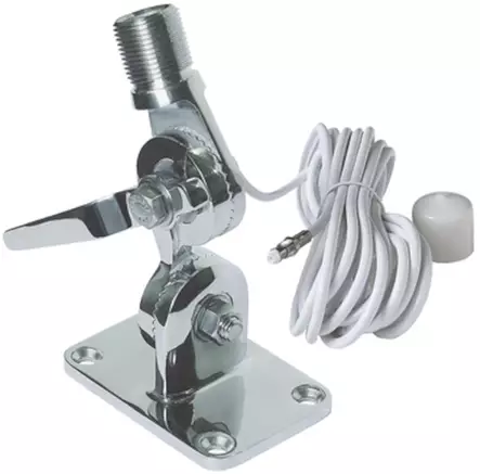 Stainless Steel Quickfit Antenna Mount with Cable - Ekolod, VHF:er och autopiloter - 9420024106655 - 1
