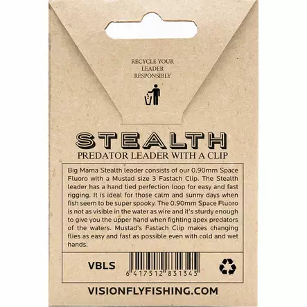 Vision Big Mama Leader Stealth - Taperade Fluorcarbon -tafsar - 6417512831345 - 3
