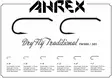 Ahrex FW501 Dry Fly Traditional Barbless - Hullinglösa - 023534437555 - 3