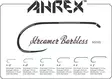 Ahrex NS105 Streamer Down-Eye Barbless - Hullinglösa - 655043954485 - 2