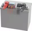 Blue Sea Systems Fuse Block ST-Blade BTM 4 Circuits Kit - Kontakter och kablar - 632085050245 - 2