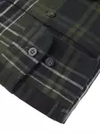 Chevalier Heron Flannel Shirt Men October Green Checked - Jägartröjor - 808491167895 - 4