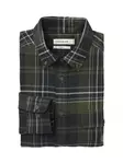 Chevalier Heron Flannel Shirt Men October Green Checked - Jägartröjor - 808491167895 - 2