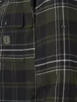 Chevalier Heron Flannel Shirt Men October Green Checked - Jägartröjor - 808491167895 - 5