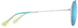 Maui Jim Hauoli XL - Shiny Silver Frame with Blue Hawaii Lens - Plastlinser - 603429080105 - 3