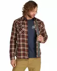 Simms Santee Flannel Mahogany/Tan Camp Plaid - Skjortor - 694264581575 - 3