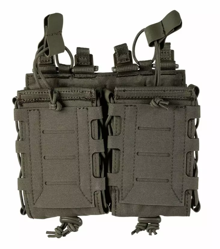 5.11 Flex Double Multi Caliber Pouch Green - Magasinfickor för gevär - 888579913095 - 1