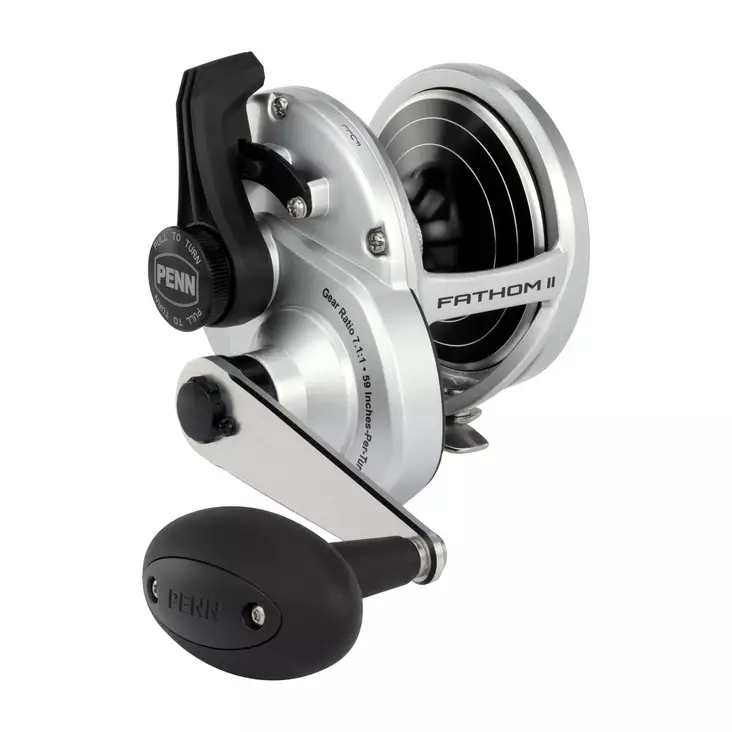 Penn Fathom II Lever Drag 40N HS - Trolling- & spakbromsrullar - 031324283435 - 1