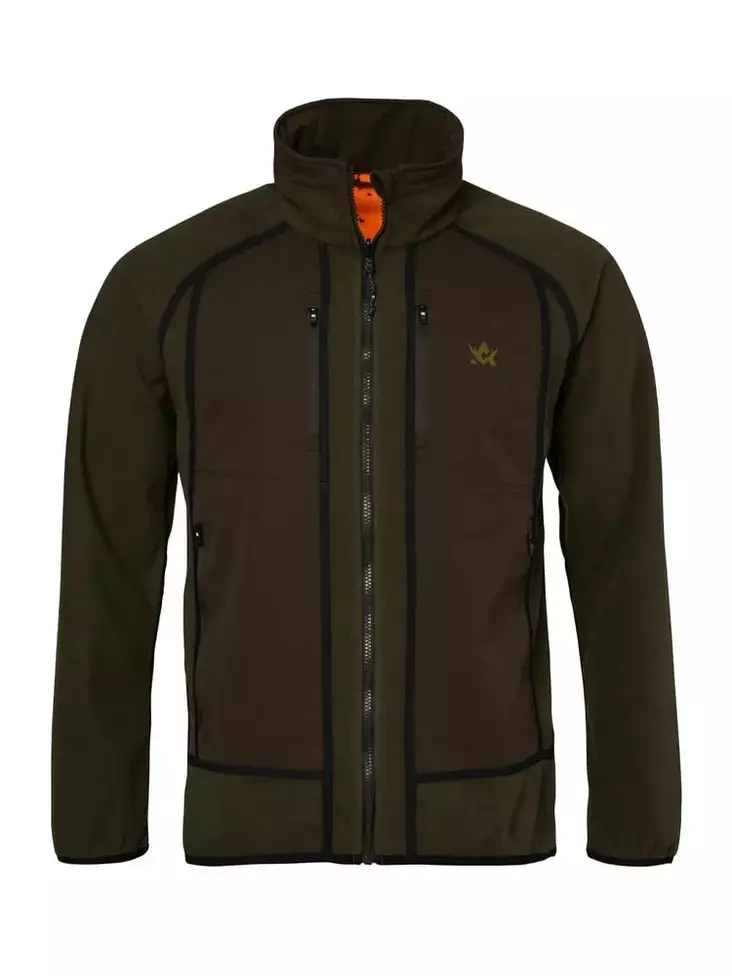 Alaska Raptor Ms Reversible Jacket Solid Brown/BlindTech Blaze - Herrjaktjackor - 6438347066405 - 1