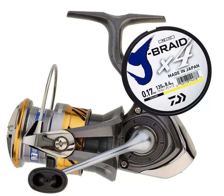 Daiwa 20 Laguna LT 2000 JB4 0,13mm - Frambromsade haspelrullar - 043178617755 - 1