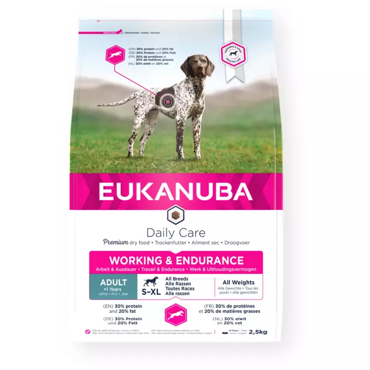 Eukanuba Daily Care Working & Endurance - Eukanuba hundfoder - 8710255121345 - 1