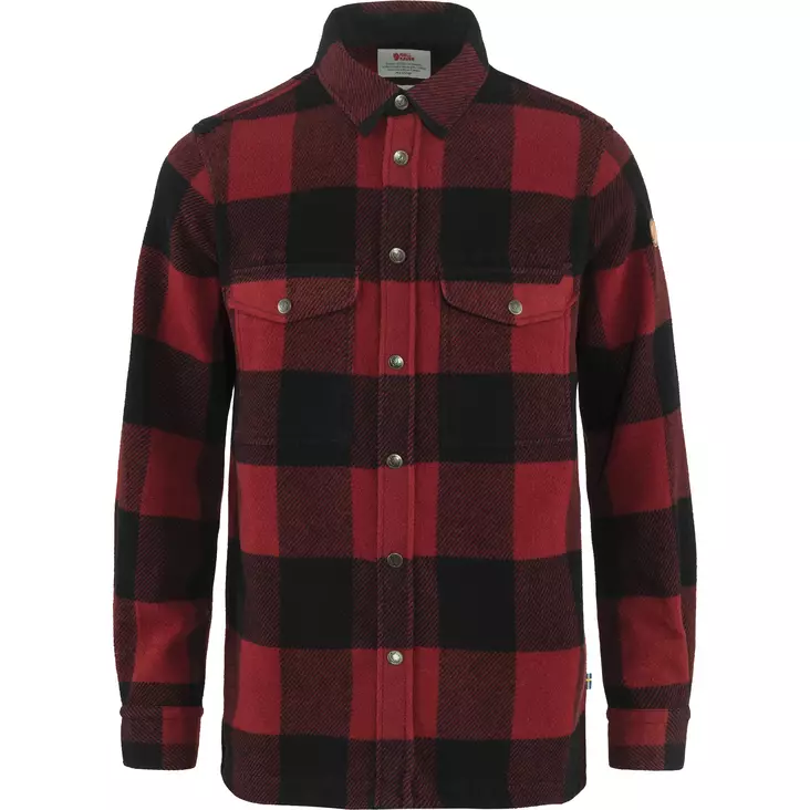 Fjällräven Canada Shirt Red - Jägartröjor - 7392158891825 - 1