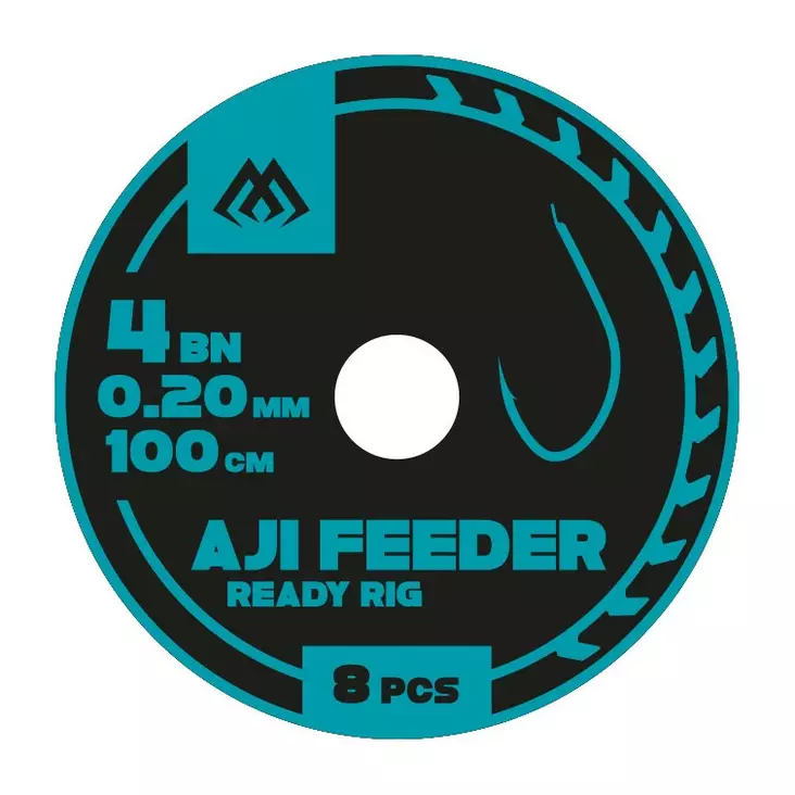Mikado Aji Feeder Ready Rig 100cm - Färdigknutna krokar - 5900637110415 - 1