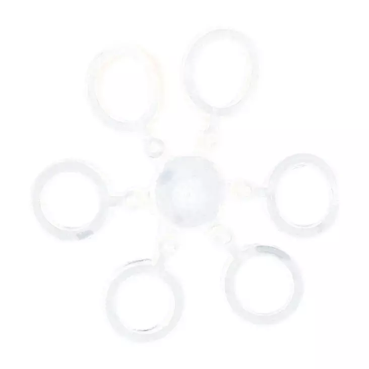 Mikado Method Feeder Bait Bands on Ring Transparent 4mm - Feederkopplingar, pärlor & stopp - 5900637612735 - 1