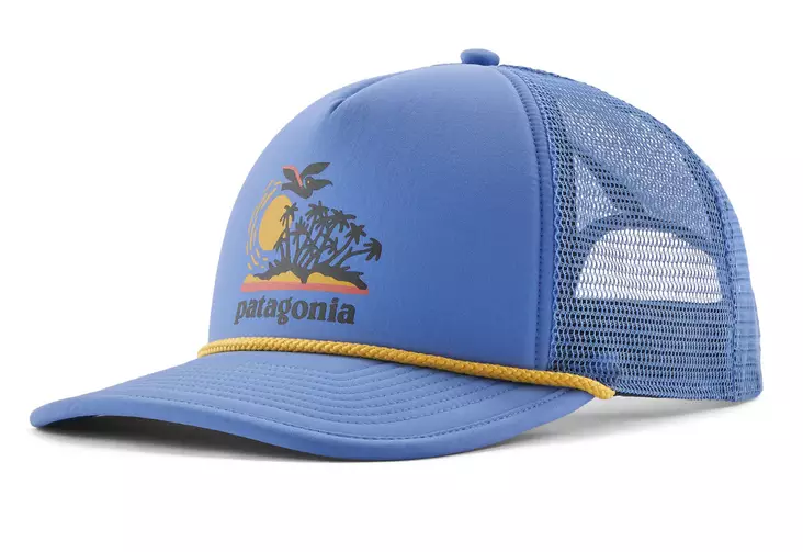 Patagonia Broadcaster Hat Palm Island w Abundant Blue - Truckers - 196924785755 - 1