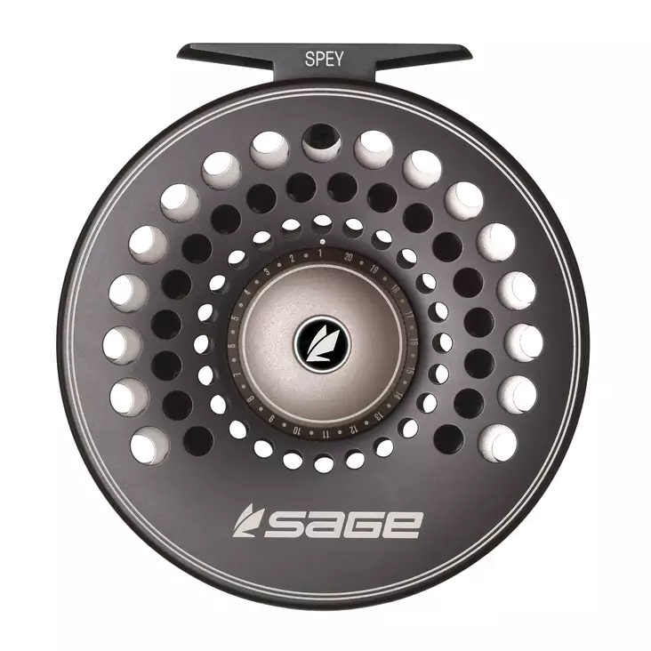 Sage Spey Reel Stealth Silver - Sage-flugrullar - 644269246245 - 1