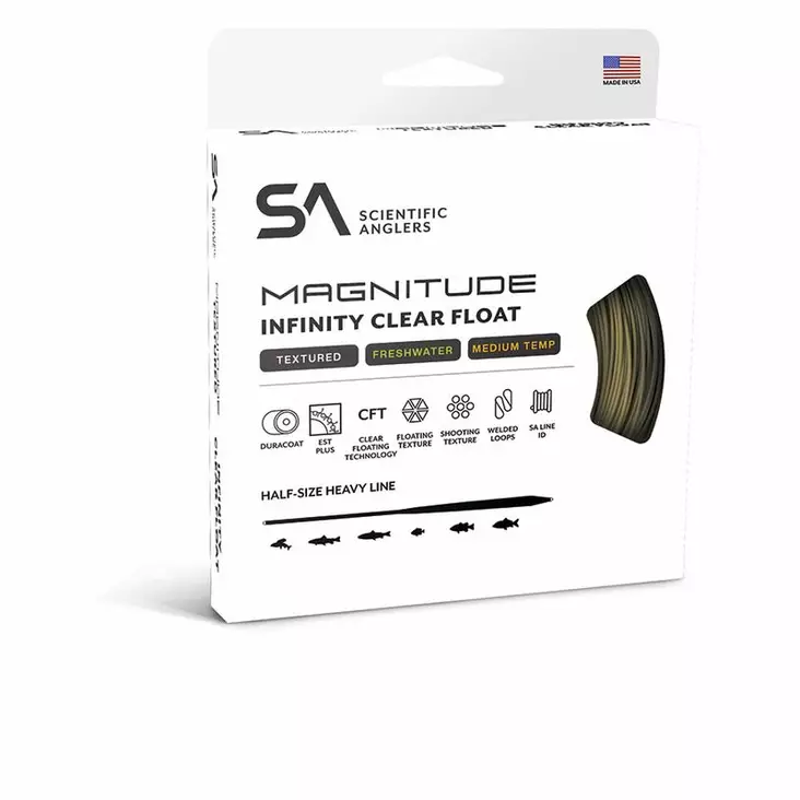 Scientific Anglers Magnitude Infinity Buckskin/Clear Head - Flytlinor - 840309145275 - 2