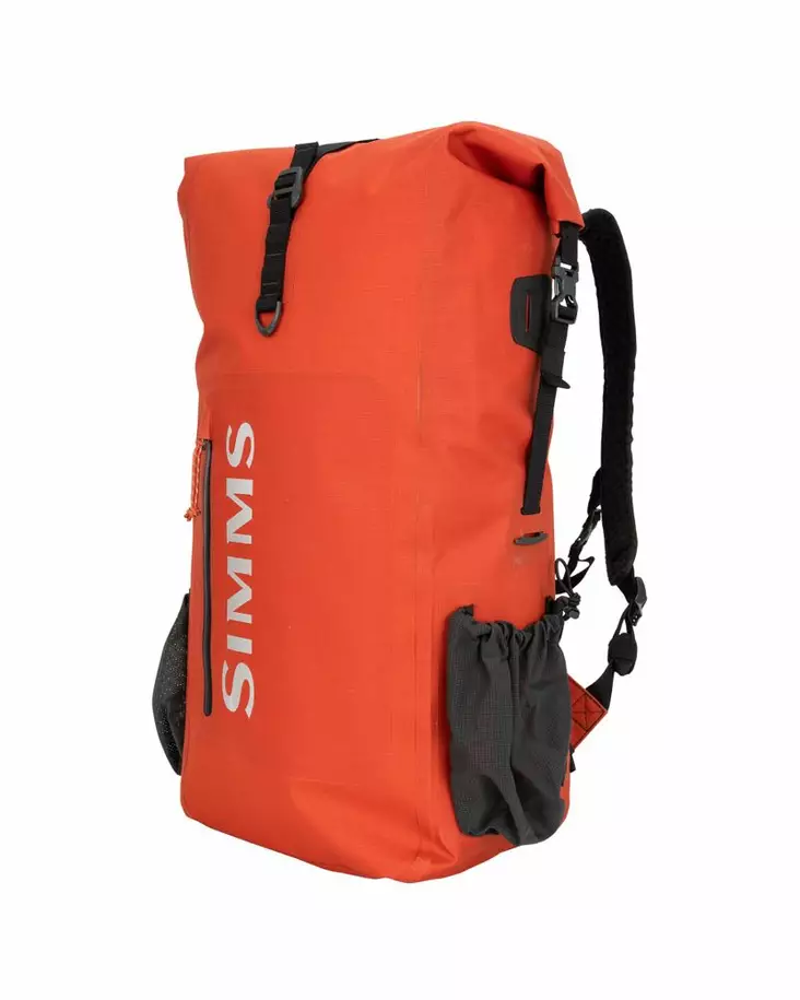 Simms Dry Creek Rolltop Backpack Simms Orange - Ryggsäckar - 694264569115 - 1
