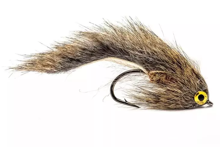Squirrell Zonker Natural Brown - Streamers och leech - 8859202538925 - 1