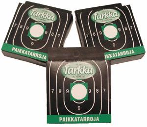 Tarkka Paikkatarra 35mm IPSC Neliö - Platsklistermärken - 6410362412405 - 1