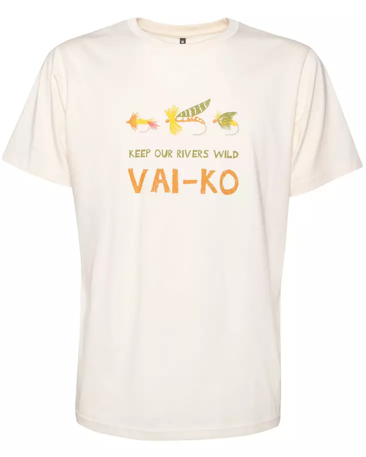 VAI-KO Flyfisher T-Shirt Birch White - T-shirts herr - 6430072388395 - 1
