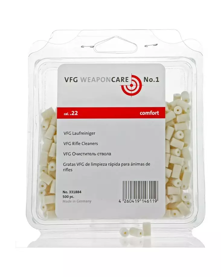 VFG Puhdistustuppo 8mm 500pc - Övriga vapenunderhållsprodukter - 4260419146515 - 1