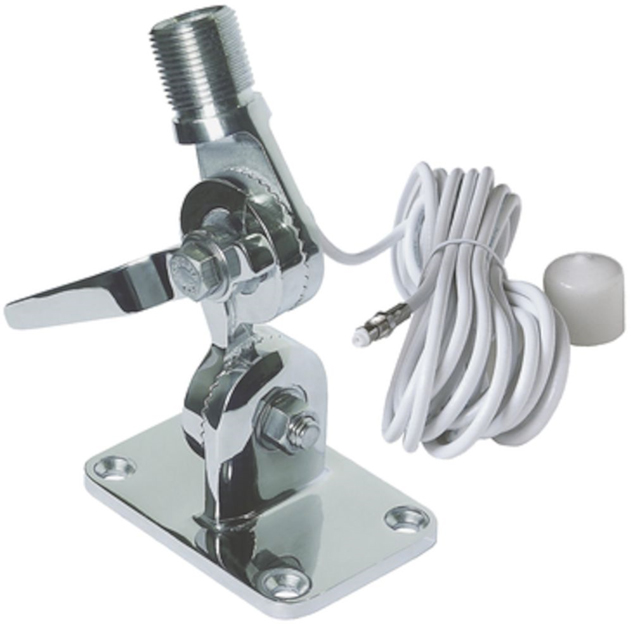 Stainless Steel Quickfit Antenna Mount with Cable - Ekolod, VHF:er och autopiloter - 9420024106655 - 1