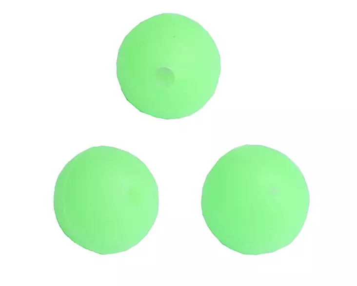 Wiggler Soft Beads Grön Glow 10mm - Övriga tillbehör - 7340010311325 - 1