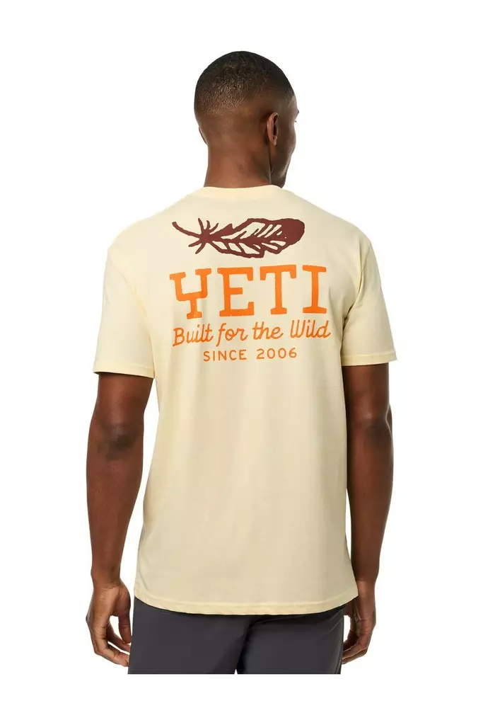 YETI FEATHER SST M BUTTER - T-shirts herr - 888830627075 - 1