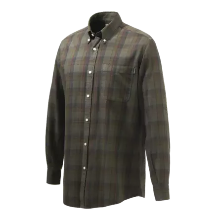 Beretta Wood Button Down Shirt Beige & Red Overd. Bark - Jägartröjor - 8051832517206 - 1