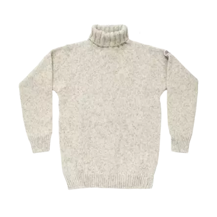 Devold Nansen Wool High Neck Grey Melange - Skjortor - 7028567364406 - 1