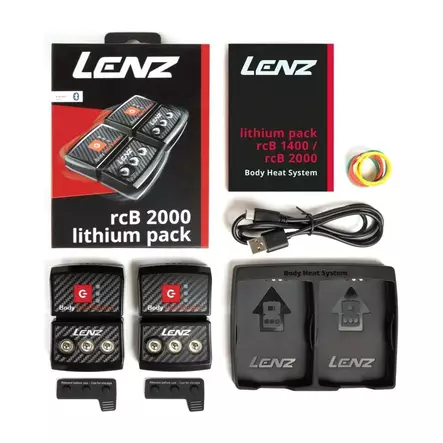 Lenz Heatpack 2.0 2000mAh BT - Jakthandskar och -strumpor - 9006729013506 - 2