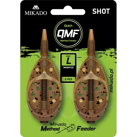Mikado Method Feeder Shot Q.M.F. L 2 pcs - Platta & hybrid-method feedrar - 5900637068136 - 1