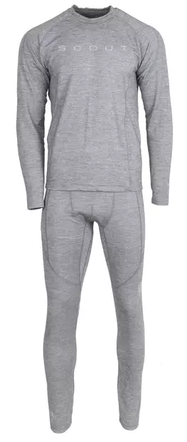 Vision Scout Merino Bamboo Set Grey - Undertröjor - 6417512842846 - 1