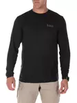 5.11 Triblend Legacy L/S Tee Black Htr - Taktiska tröjor - 888579358346 - 1