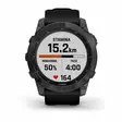 Garmin Fenix 7X Sapphire Solar Carbon Grey DLC Titanium with Black Band - GPS-navigationsenheter och klockor - 0753759278236 - 6