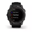 Garmin Fenix 7X Sapphire Solar Carbon Grey DLC Titanium with Black Band - GPS-navigationsenheter och klockor - 0753759278236 - 7