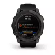Garmin Fenix 7X Sapphire Solar Carbon Grey DLC Titanium with Black Band - GPS-navigationsenheter och klockor - 0753759278236 - 4