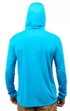 Grundens Tough Sun Hoodie Azure - Skjortor - 0840316306836 - 2