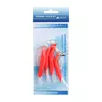 Mikado Hair Tube Rig Red/White - Riggar för bottenfiske & torsk - 5900637138426 - 1