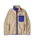 Patagonia M´s Classic Retro-X Jacket Dark Natural w/Cobalt Blue - Fleecetröjor - 199346037136 - 1