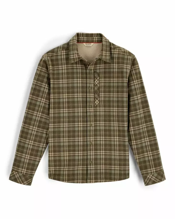 Simms Coldweather Shacket Schooner Plaid: Loden - Övriga jackor - 694264695586 - 2