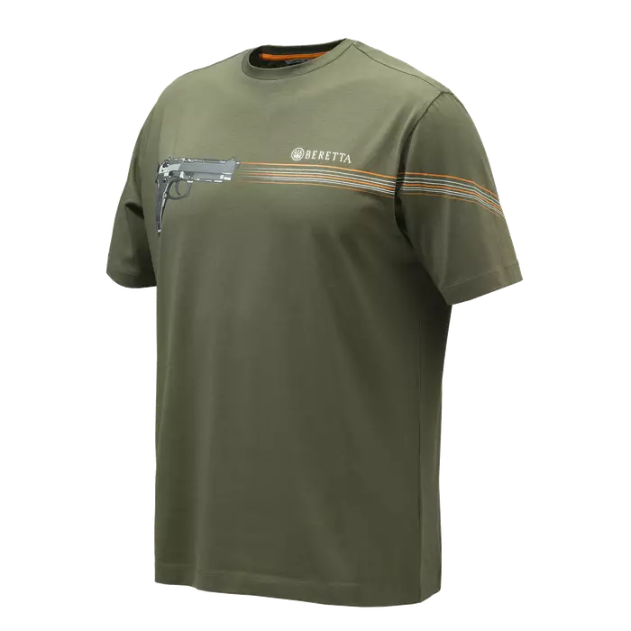 Beretta 92 T-shirt Green Stone - Jägartröjor - 8051832531936 - 1