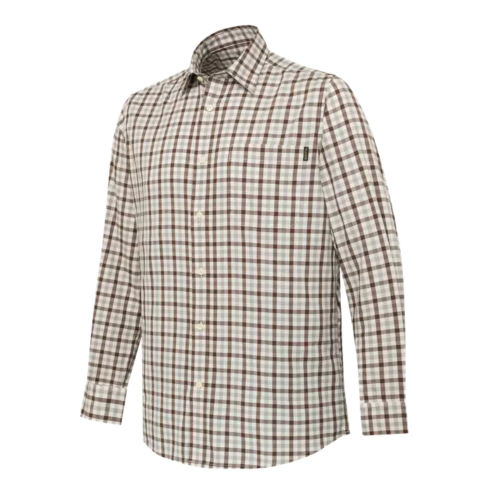 Beretta Bryggen Shirt Grey and Brown check - Jägartröjor - 8051832694976 - 1
