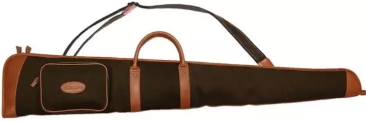 Blaser Shotgun Cover Leather/Twill 135cm - Hagelgevärsväskor - 80400556 - 1