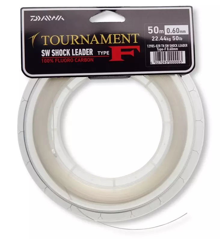 Daiwa Tournament SW Shock Leader 0,60mm - Tafsmaterial - 4027093408816 - 1