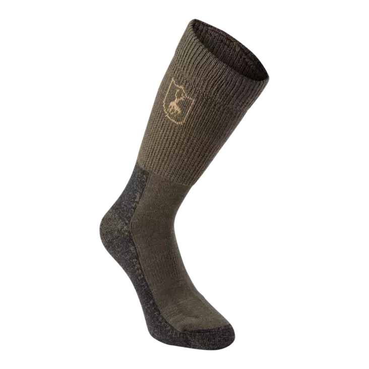 Deerhunter Wool Socks Deluxe Short Grape Leaf - Jägarsockor - 5702827156636 - 1