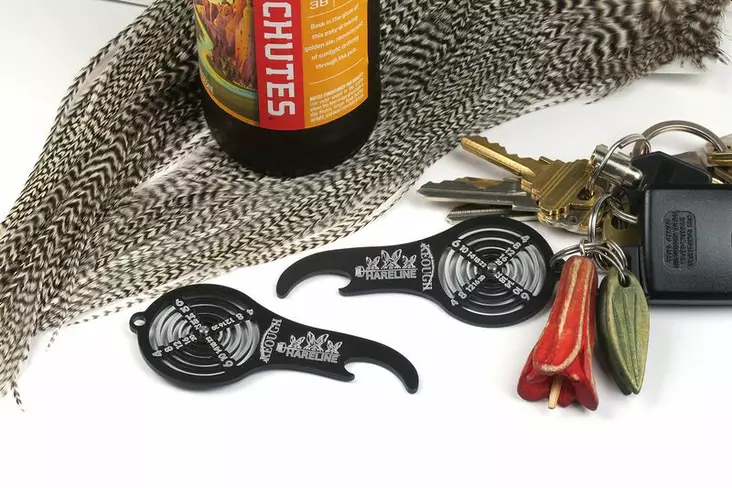 Hareline Bottle Opener Hackle Gauge Key - Övriga verktyg - 762820204746 - 4