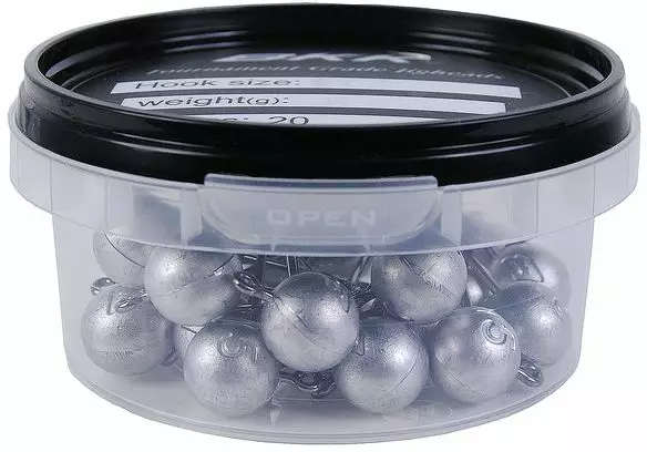 K.P Round Jig Heads Bulk 12g #1/0 - Jiggskallar - 4251549190196 - 1