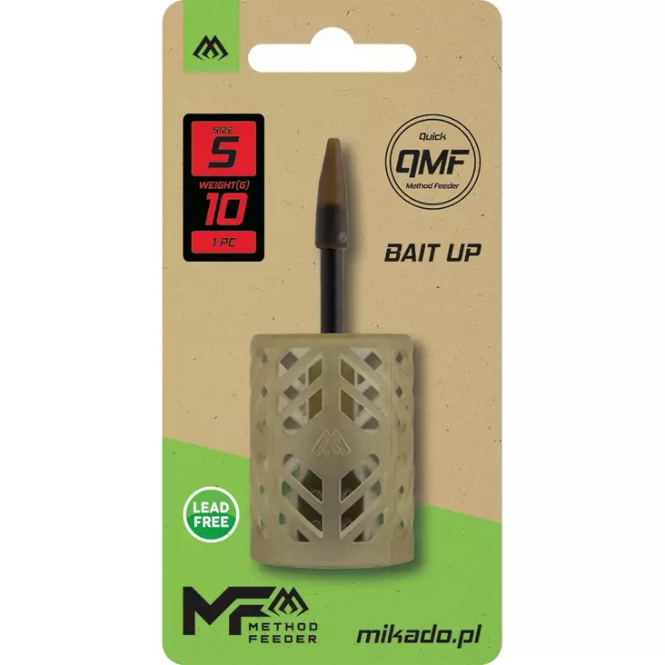 Mikado Bait Up Feeder Q.M.F. 10g - Platta & hybrid-method feedrar - 5900637159476 - 1